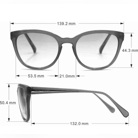 Vince Camuto VC672 Classic 100% UV Protective Cat Eye Sunglasses Tortoise - Picture 7 of 7